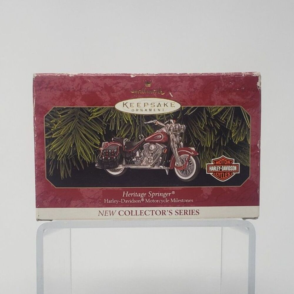Hallmark 1999 Harley Davidson Heritage Springer Keepsake Ornament